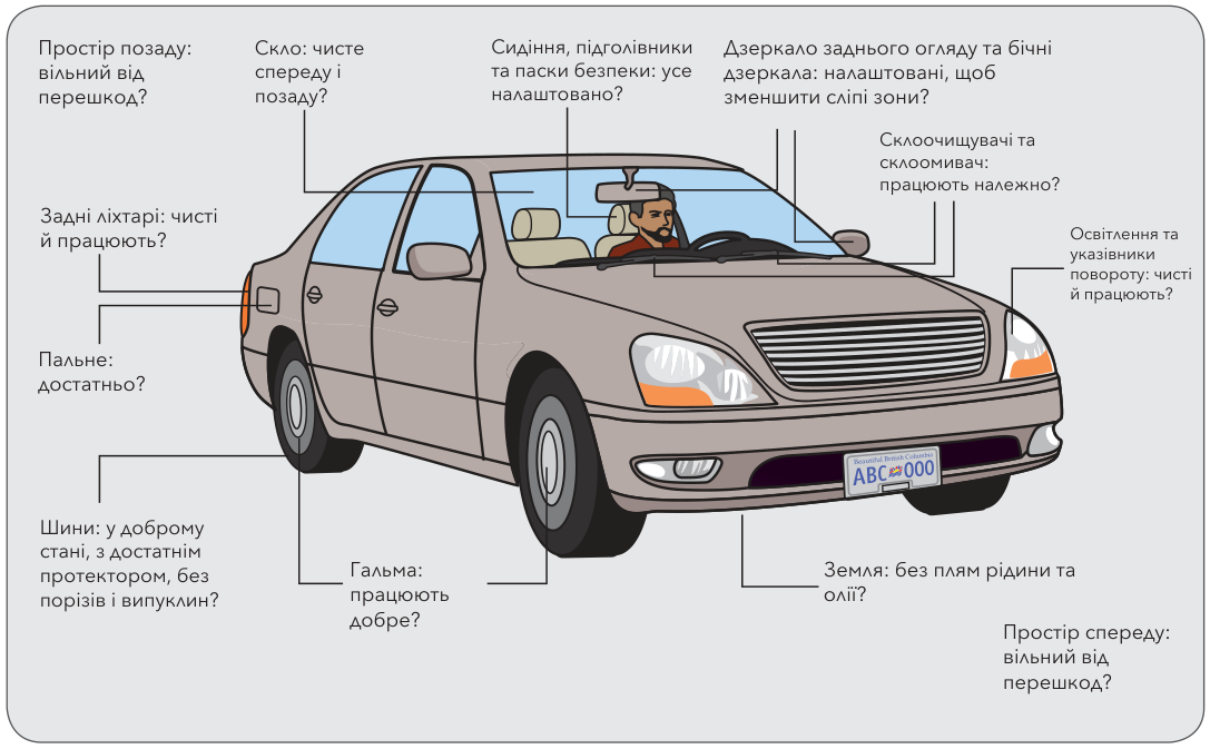 Перевірка перед поїздкою
